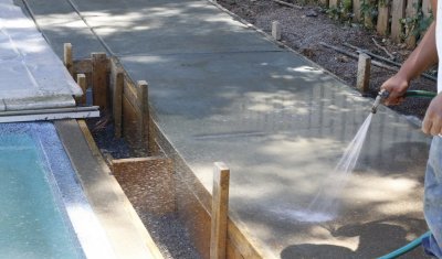 Construction d'une piscine béton vers Voiron