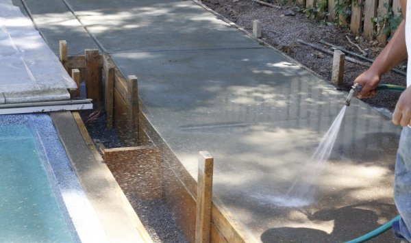 Construction d'une piscine béton vers Voiron